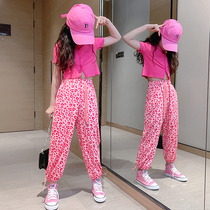 Childrens pants Han Baiyi Street Bowl Legs 2023 Spring and Summer New Girls Summer Bao WEN Leisure Worker Pants