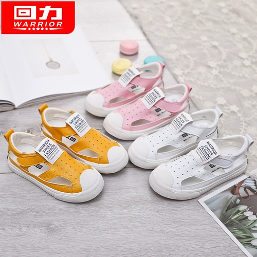 Warrior, детские сандалии для мальчиков, летняя сумка, пляжная пляжная обувь, белая обувь