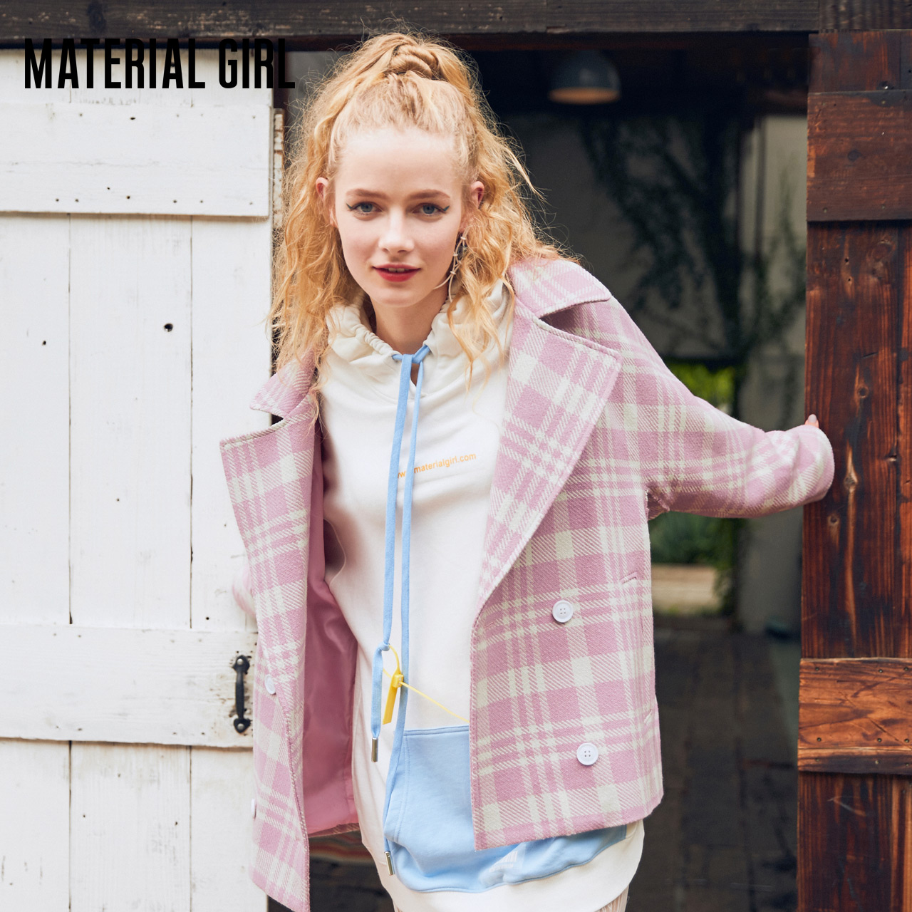 Sweatshirt femme MATERIAL GIRL en Coton - Ref 3215319 Image 3