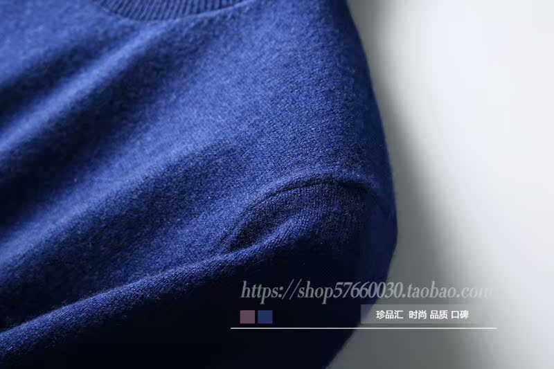 Hàng gia súc siêu cao cấp của năm Merino len pha trộn cashmere ấm áp mùa đông nam áo len mỏng chạm đáy áo khoác gió nam