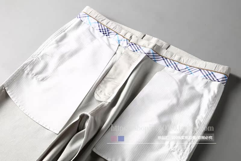 Mùa hè cao cấp lụa phương thức cotton mồ hôi thấm thở không-iron nam kinh doanh bình thường quần nhỏ quần thẳng