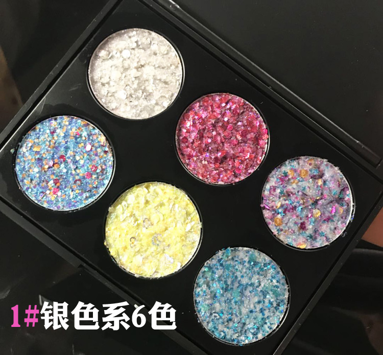 Keo- miễn phí sequins bóng mắt khoan cos trang điểm sáng bóng bột mặt vá trẻ em Latin giai đoạn hiển thị trang điểm mắt góc dán phấn mắt innisfree