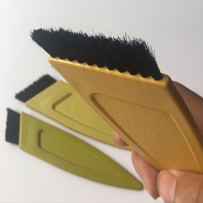 Plastic Handle Gluing Brushed Yellow Glue Brush Shoe Factory Glue Brush Leather Leather Bag Wipe Glue Row Brushed Horn Brush