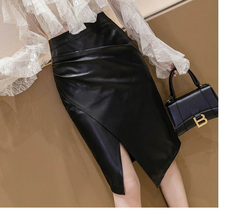 Irregular Hem Midi Skirt 8