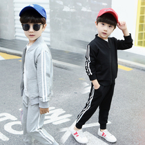  Spring childrens clothing boys 4 autumn 5 sets 2021 new small and medium-sized boys handsome sports two-piece Western style