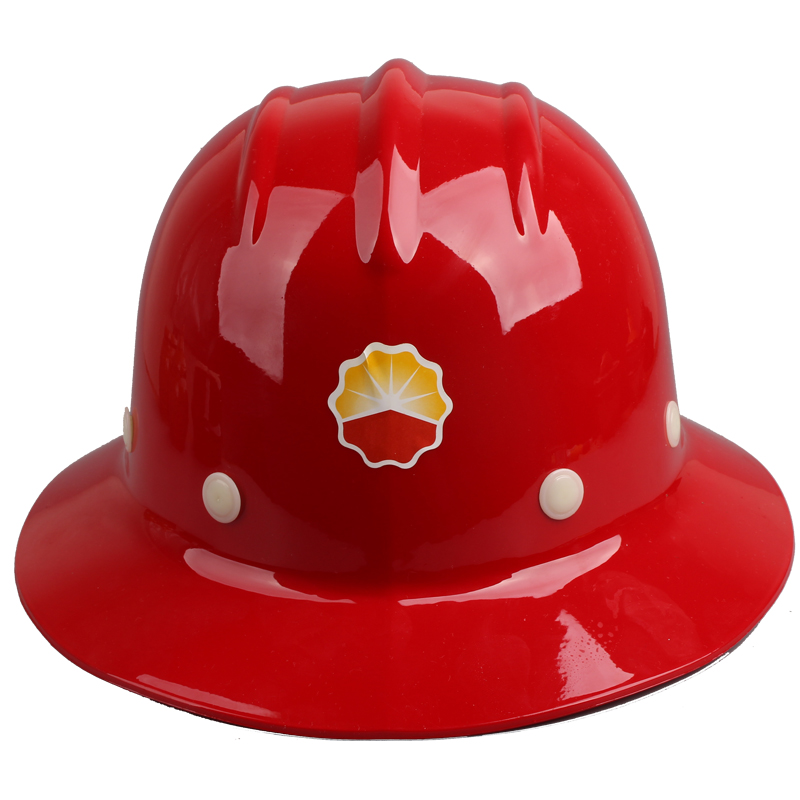 Safety helmet Zhongyou Big Edge big edge sun shade sun protection oversized brim red rainproof labor safety helmet