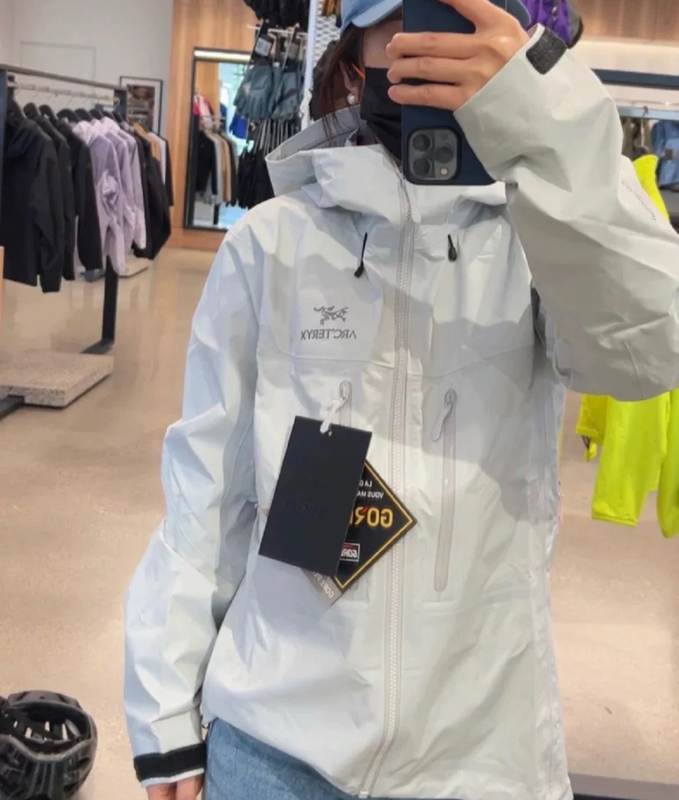 Arcteryx Alpha Jacket Hiking Outdoor Windproof Waterproof Hard Shell Jacket for Women