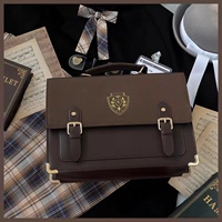 Apple 14-inch computer bag college student class bag jk uniform bag double shoulder school cross-body school bag female college style