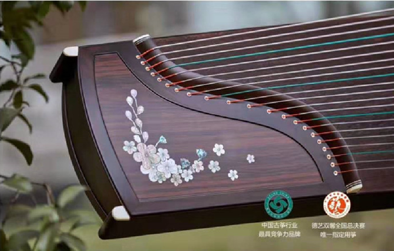 Lang Rhymes 163 Guzheng 2018 New 2018 Peach Blossom Professional High-end Playing Boutique Acid Branch Wood Guzheng