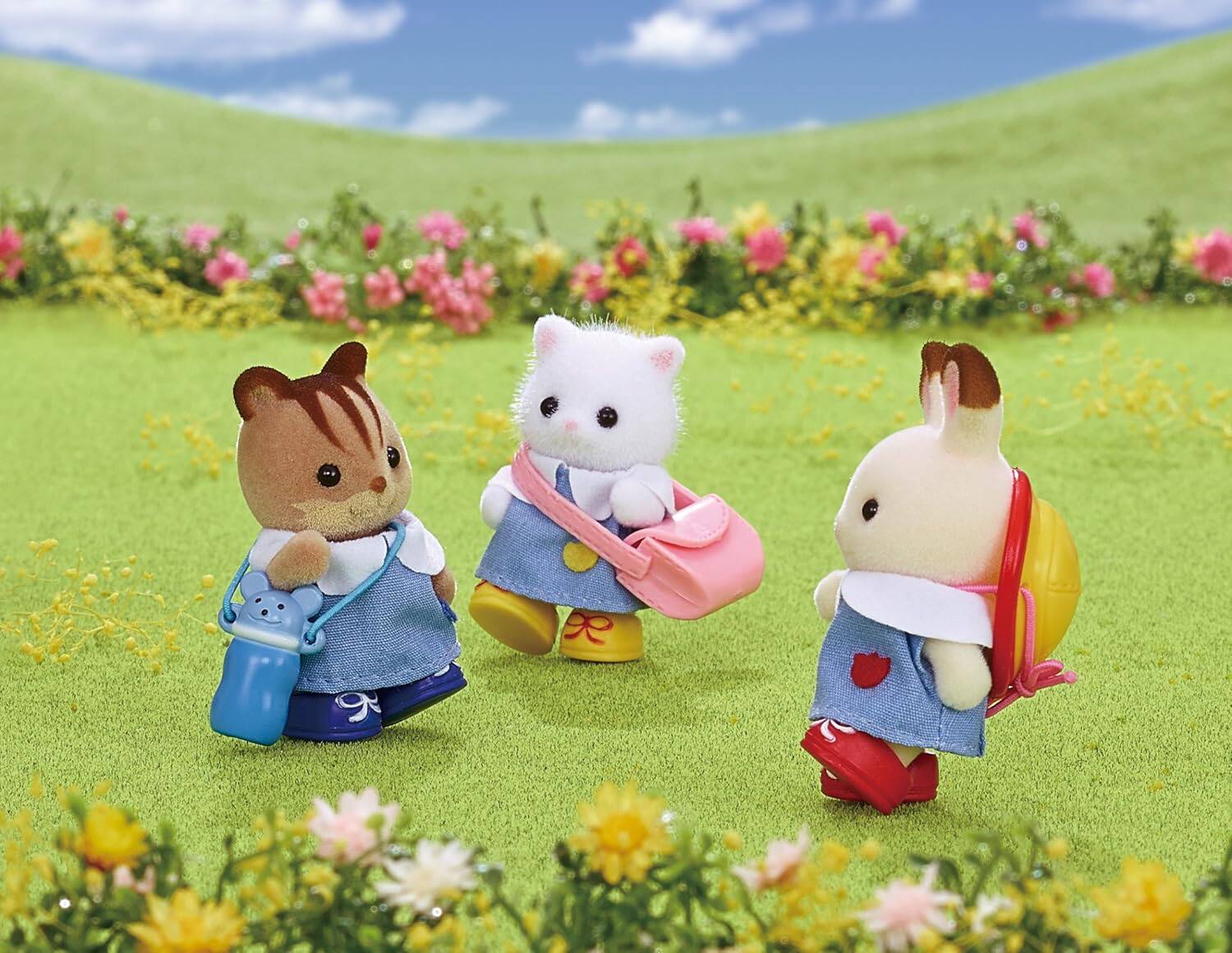 Детский игровой набор sylvanian families森林森贝儿 全新正品 绝版 宝宝 幼儿园上学套