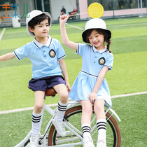Primary school childrens landscaped class uniforms new summer dress custom sports suit Graduation kindergarten to serve school uniforms