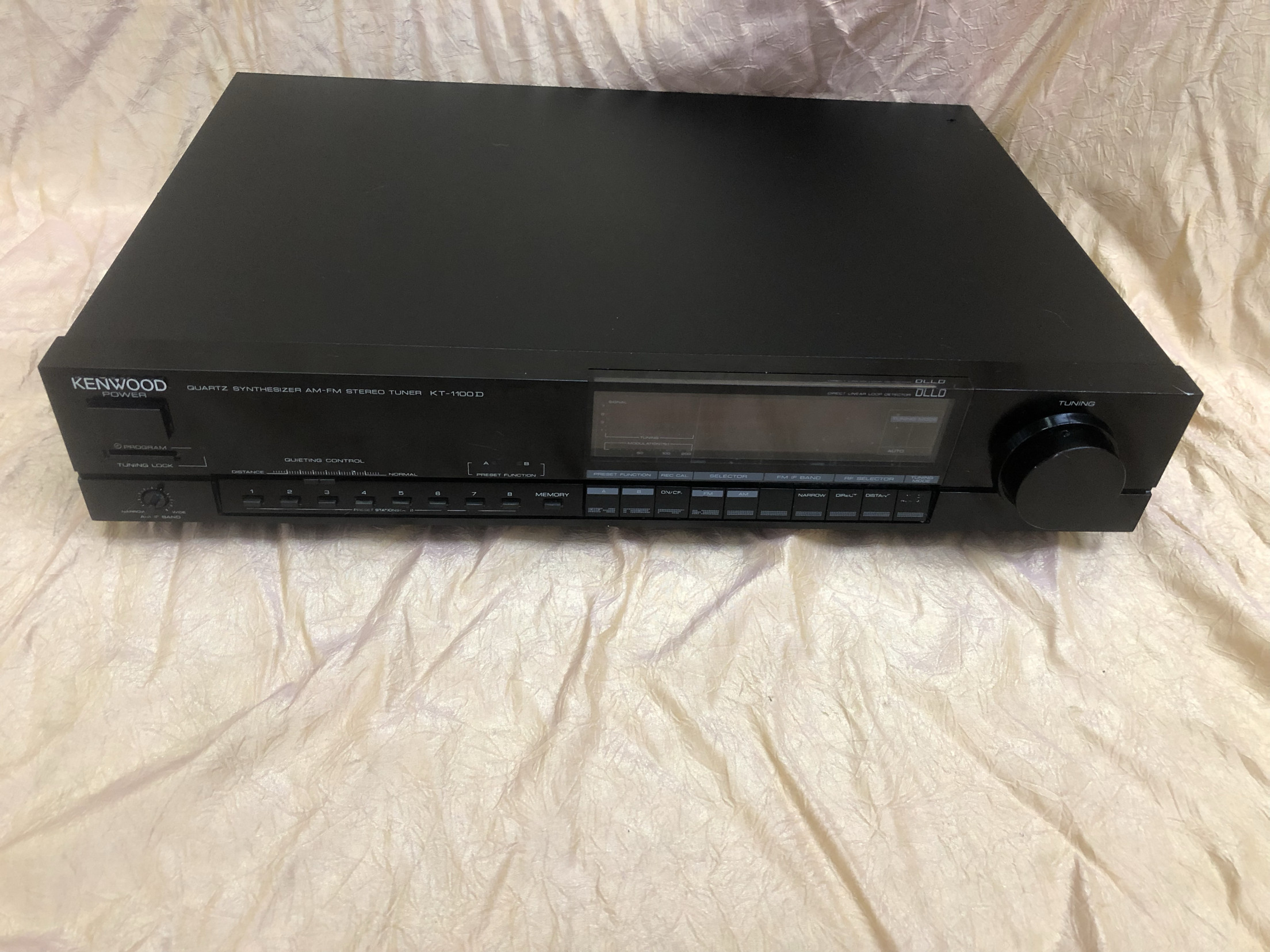 KENWOOD ケンウッド FM/AMチューナー KT-1100D 整備済み完動品253