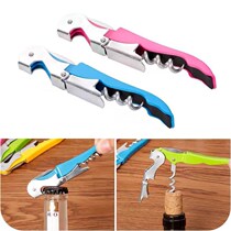 Multifunctional sea horse knife wine bottle opener portable folding wine bottle opener beer cap tool bottle driver