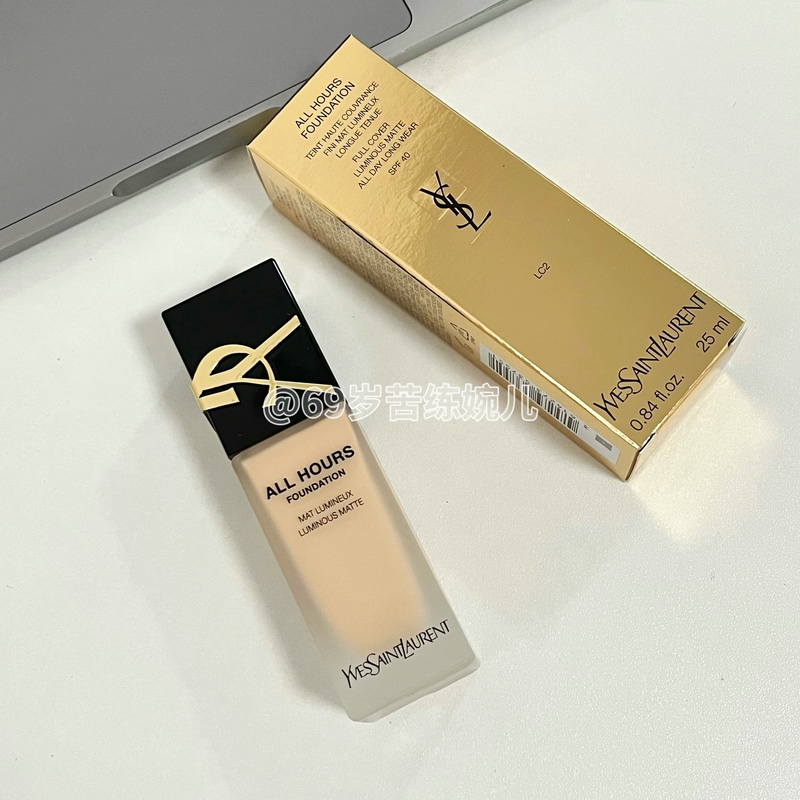Ysl Saint Laurent Long-Lasting Flawless Liquid Foundation Lc1 Lc2 Ln1 Ln4 Oil Control and Long-Lasting Makeup