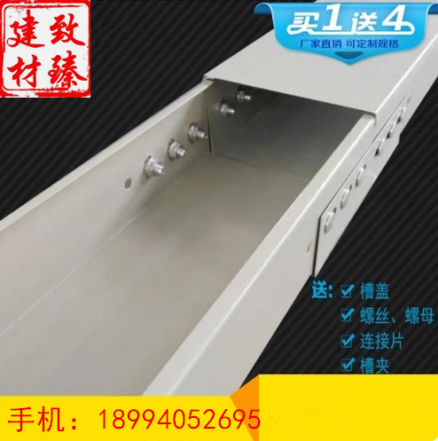 Nanjing Manufacturer Direct Selling Metal Spray Plastic Cable Bridge walking wiring trough galvanized bridge trunking 100 * 50