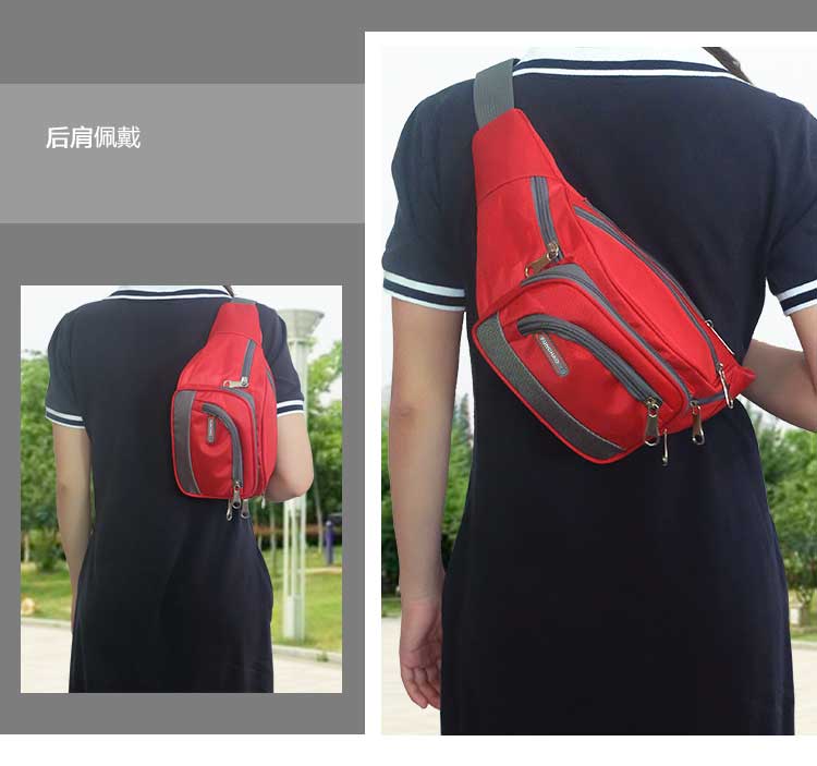 Eo bag nữ 2017 new multi-chức năng tiền mặt đăng ký kinh doanh túi người đàn ông thực tế wearable vải không thấm nước túi điện thoại di động Messenger đai đeo đựng bình nước chạy bộ
