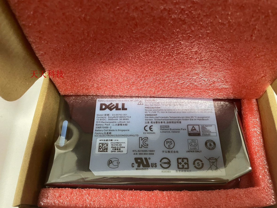 DELL SC7020/SC5020/3020控制器电池03-55753-301 0JVR23/JVR23：服务器守护神，续航无忧！-其它配件 ...