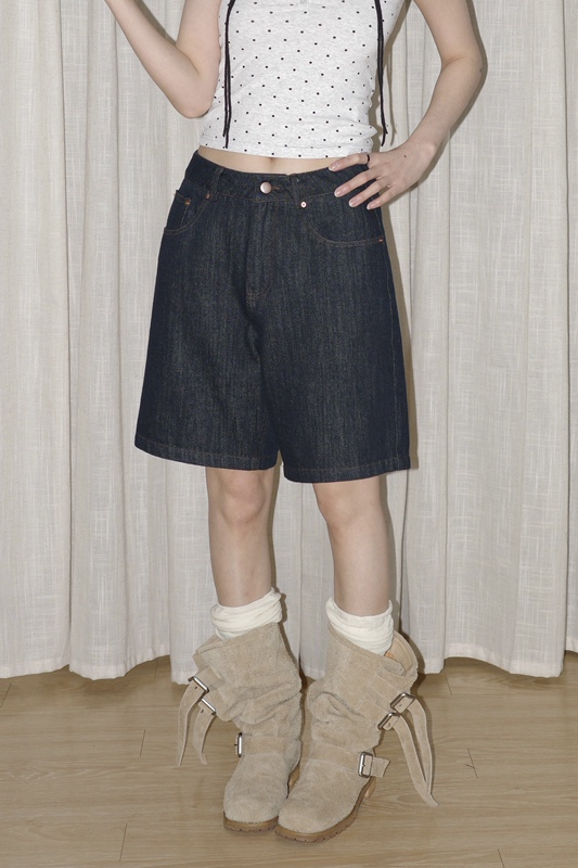 Dazhang's Versatile Denim Shorts! Lyocell Summer-Feel Denim Shorts
