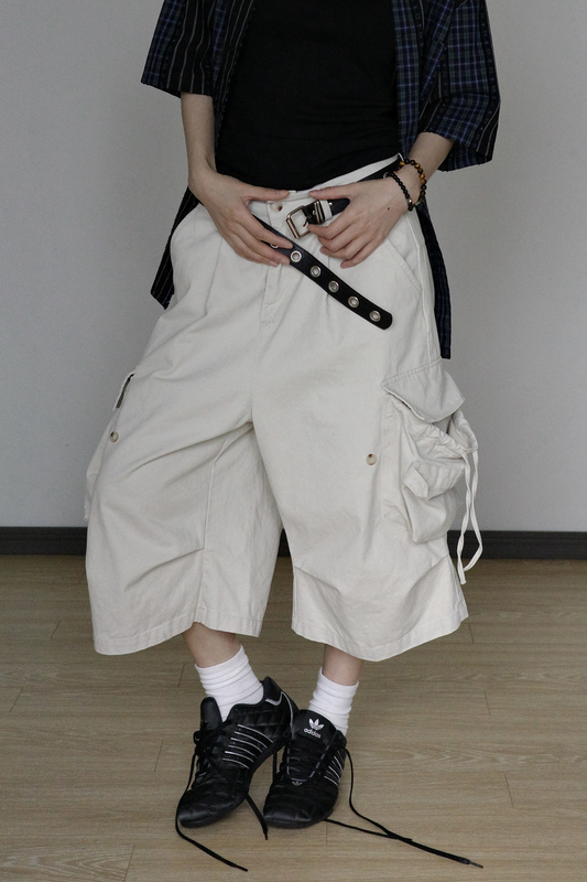 Dazhang “Very Cool and I Love It! Cargo Capri Pants” Cool Low-Rise Loose Cargo Pants Like Mine