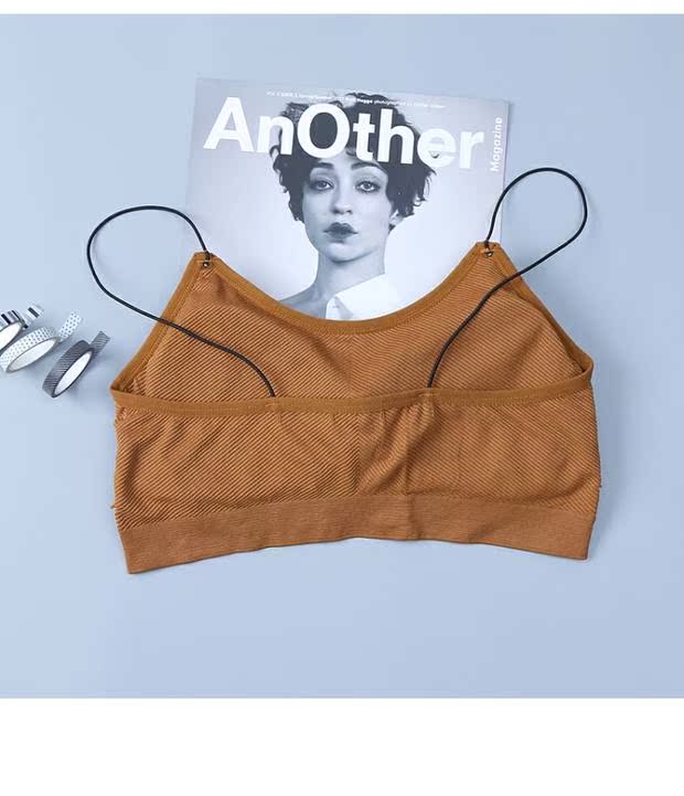 Phần cotton mỏng dây đeo vai quấn ngực kiểu ống top top vest vest thể thao đồ lót nữ học sinh trung học nữ bra áo ngực nữ đẹp