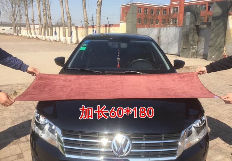 Khăn lau xe ô tô làm sạch khăn vải mã hóa dày thấm nước xơ vải xe lớn đặc biệt giẻ rách - Sản phẩm làm sạch xe mua chổi rửa xe ô tô