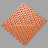 Круглая керамическая мозаика, скандинавская черно-белая декоративная плитка, противоскользящая напольная плитка для ванной комнаты и магазина