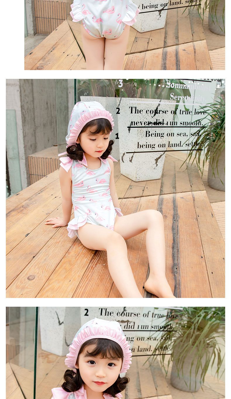 Đồ bơi trẻ em cô gái flamingo nữ bé bé dễ thương váy cô gái kiểu váy một mảnh áo tắm công chúa - Bộ đồ bơi của Kid bộ bơi trẻ em
