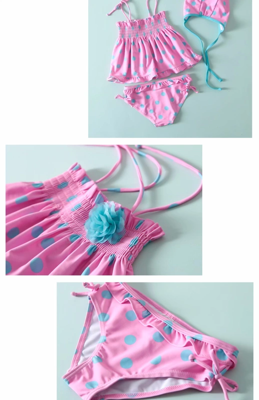 Phim hoạt hình mới của trẻ em Hàn Quốc áo tắm bé gái công chúa áo tắm bikini trẻ em chia áo tắm một mảnh