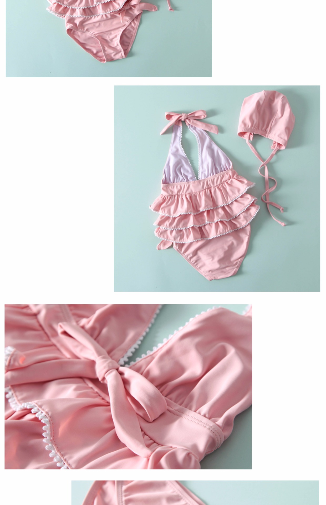 Phim hoạt hình mới của trẻ em Hàn Quốc áo tắm bé gái công chúa áo tắm bikini trẻ em chia áo tắm một mảnh đồ bơi cho bé gái 14 tuổi