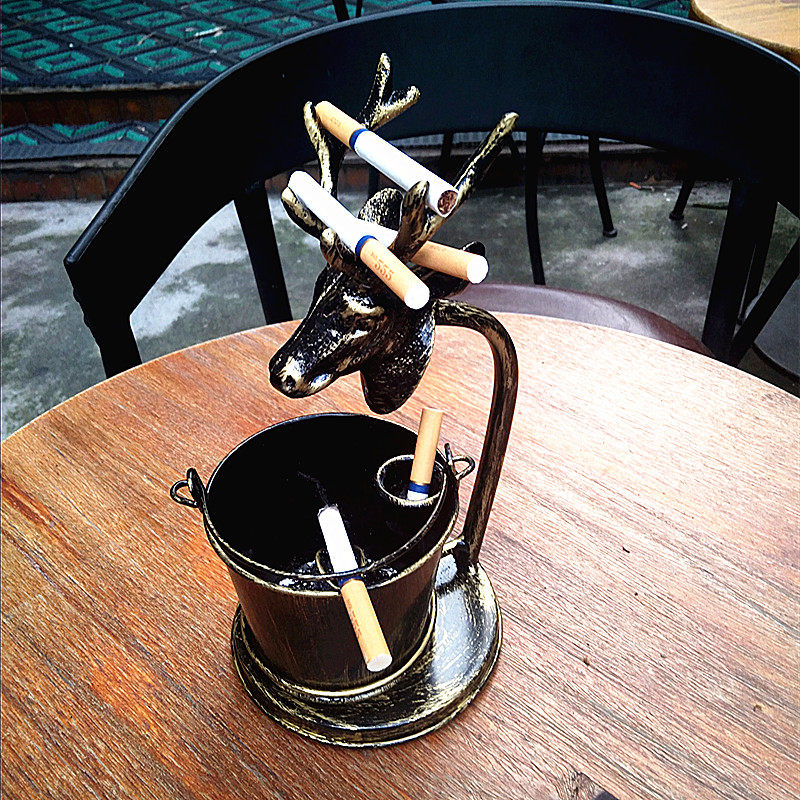 Nordic ins style creative literature and art retro home bar living room personality trendy fashion multi-functional ashtray - Taobao