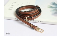 Коричневые золотые подтяжки