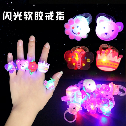 Мигающее кольцо, брошь, игрушка, ожерелье, детская заколка для волос, подарок на день рождения