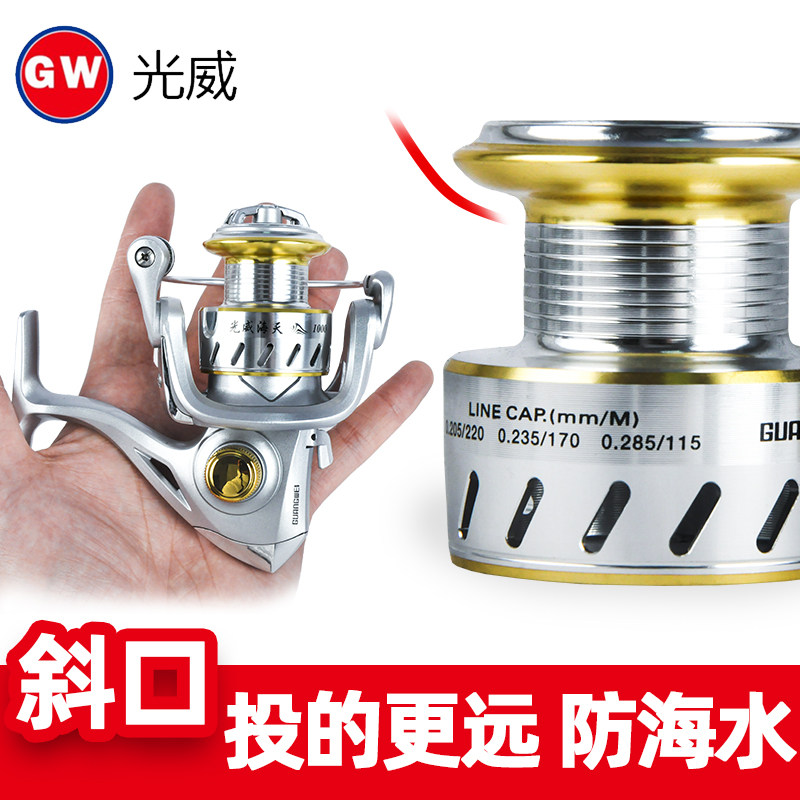 Light Wai Fishing Wheel Rolls Line Instrumental Sea Fishing Expeditions Shallow Wire Cup Road Subwheel Seawater Fishing Wheels Micromatter No Gap Waterproof