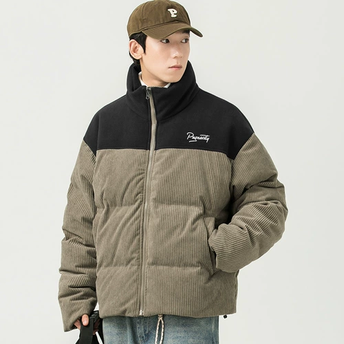 Зимняя мужская куртка для отдыха, пуховик, свободный крой