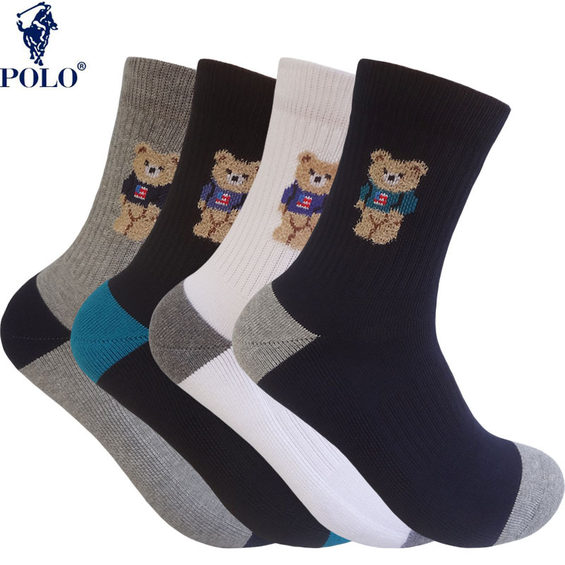 Polo Paul Autumn and Winter Mid-Calf Sports Men's Socks, Thickened Sweat-Absorbent Towel Bottom, Men's Warm Casual Anti-Odor Short Socks Polo Paul Autumn and Winter Mid-Calf Sports Men's Socks, Thickened Sweat-Absorbent Towel Bottom, Men's Warm Casual Anti-Odor Short Socks