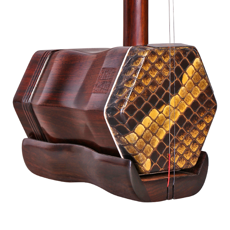 萬其興六角實木二胡初學演奏贈配件古月琴坊樂器