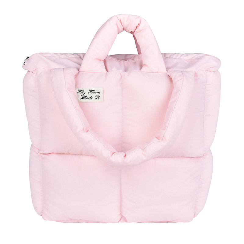 My Mum Made It/Mmmi Soft Cotton-Filled Toast Bag Single Shoulder Handbag Stylish Niche Tote Bag