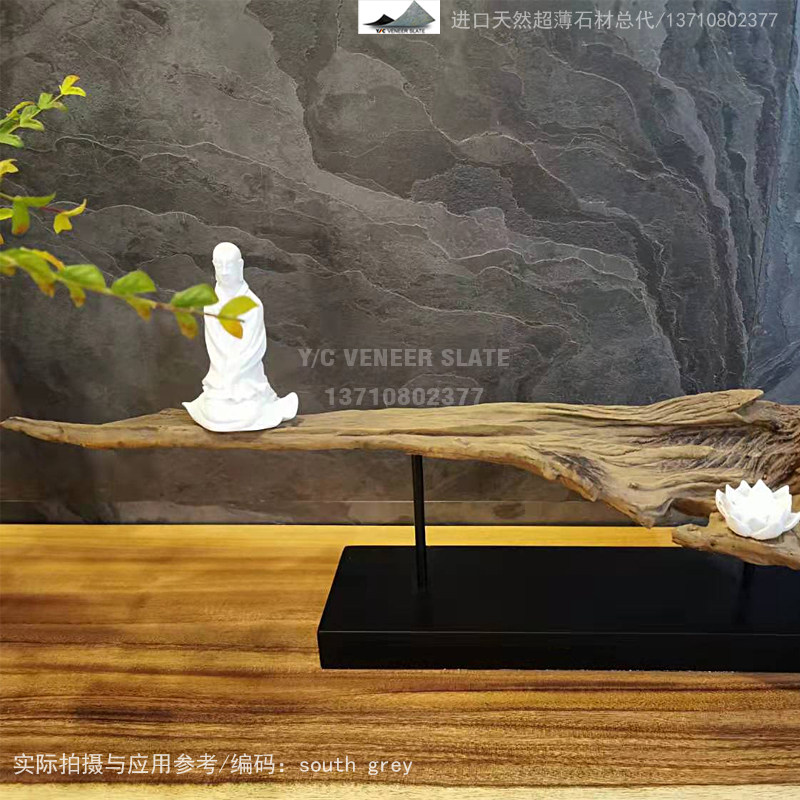 Imported Natural Flexible Ultrathin Stone Stone Leather Rock Slab Thin Rock Sheet German Board Rock Tinto Mining Rock Comfort Art