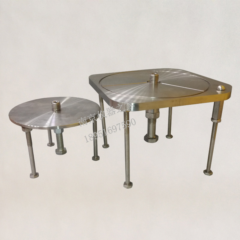 Total station centering disk forced centering base stainless steel centering disk base point surveying and mapping engineering survey observation pier