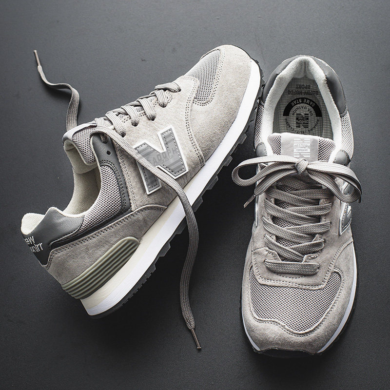 2026 Summer Breathable New Balance Large Size Casual Men's Shoes Sports Shoes Lightweight Soft Sole Running Shoes Men's Couple Style