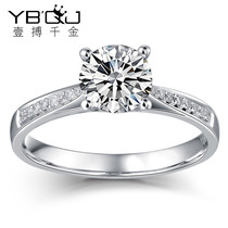 ybqianjin platinum wedding 1 karat diamond ring jewelry gia loose Custom 1 karat diamond ring