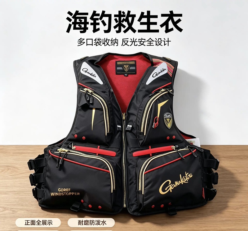 2026 New Model Gamma Kaz Sea Fishing Vest Gm-2184 Vest-Style Fishing Life Jacket 2026 New Model Gamma Kaz Sea Fishing Vest Gm-2184 Vest-Style Fishing Life Jacket