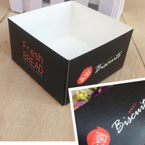 Baking packaging bread pastry dried puffs and other pastry snacks potato box new set Press pattern 100 sets