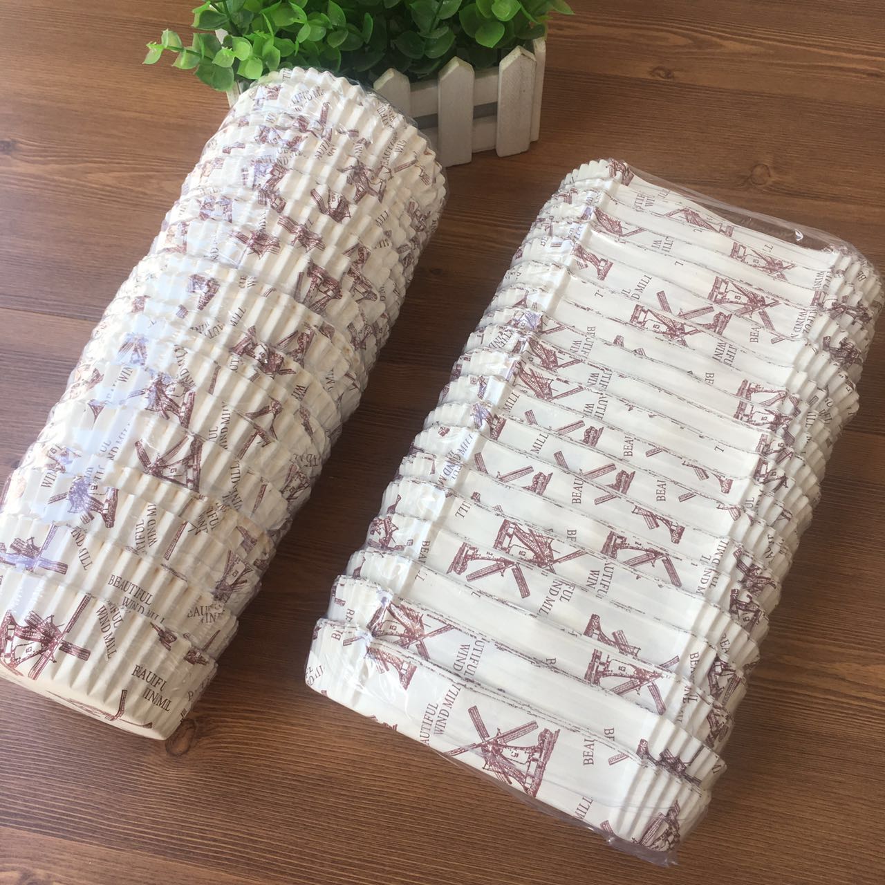 14 5 15cm ship-shaped windmill coated high temperature cup cake paper cup bread holder 200