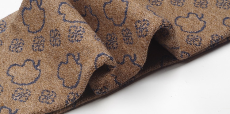 Pantalon collant 50 Jacquard en cachemire - Ref 751820 Image 22