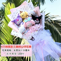 Sanrio, кукла, букет