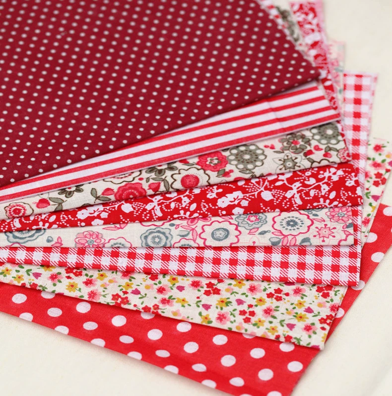 Tự làm vải bông vải mỏng phần vải búp bê vải cotton nhóm đồng bằng vải không đầu màu không lặp lại - Vải vải tự làm
