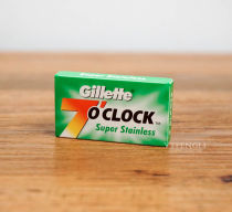 American Gillette 7 OClock Super Stainless Steel Double-edged Blade Green Box