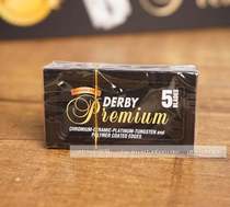 New version Derby Quality Swedish Stainless Steel Bifacial Razor Blade Double Edge Shave Blade 5 Pieces