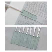 Glass Bookmark-Ling Research institute-泠 L 研究所 研究所-泠 L LING